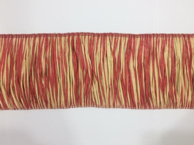 Raffia rojt mix 15 cm  hosszú - RED
